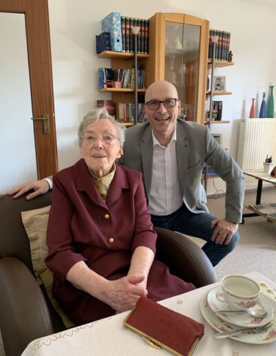 Alwin bei Ingeborg in Schleswig