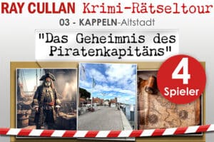 Krimi-Rätseltour-Ticket - 03 - KAPPELN-Altstadt - Das Geheimnis des Piratenkapitäns