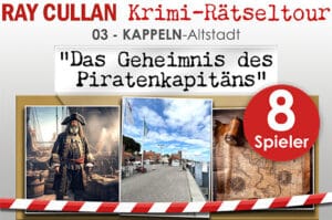 Krimi-Rätseltour-Ticket - 03 - KAPPELN-Altstadt - Das Geheimnis des Piratenkapitäns