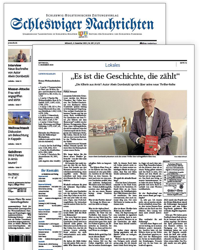 Alwin Dombetzki shz Bericht Rätseltour Erfolg