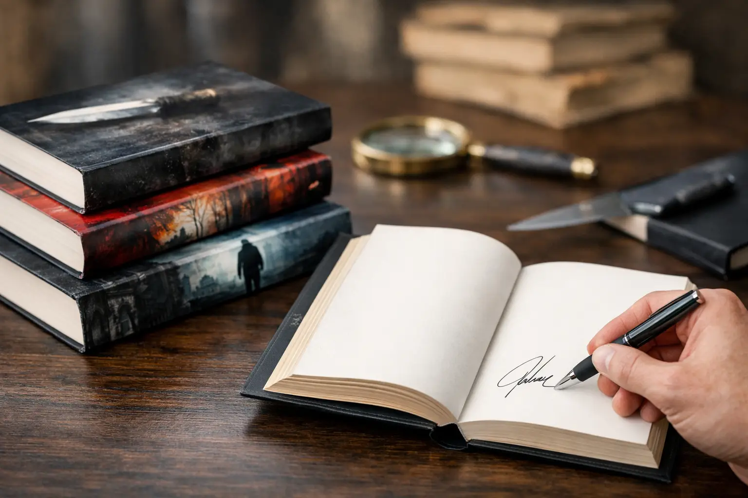Signierte Thriller kaufen - worauf es ankommt
