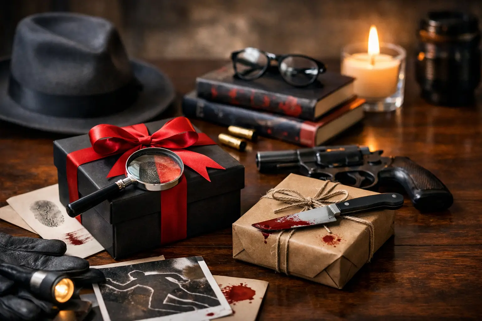 Krimi Geschenke für Erwachsene, die treffen