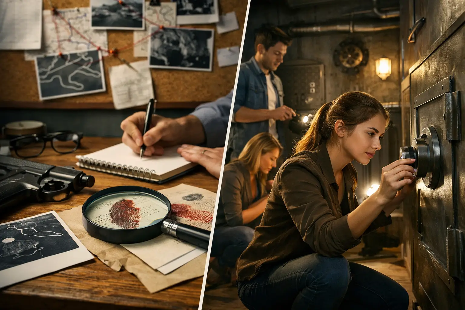 Krimi-Rätselspiel versus Escape Room: Was passt? Krimi-Rätselspiel versus Escape Room: Was passt?
