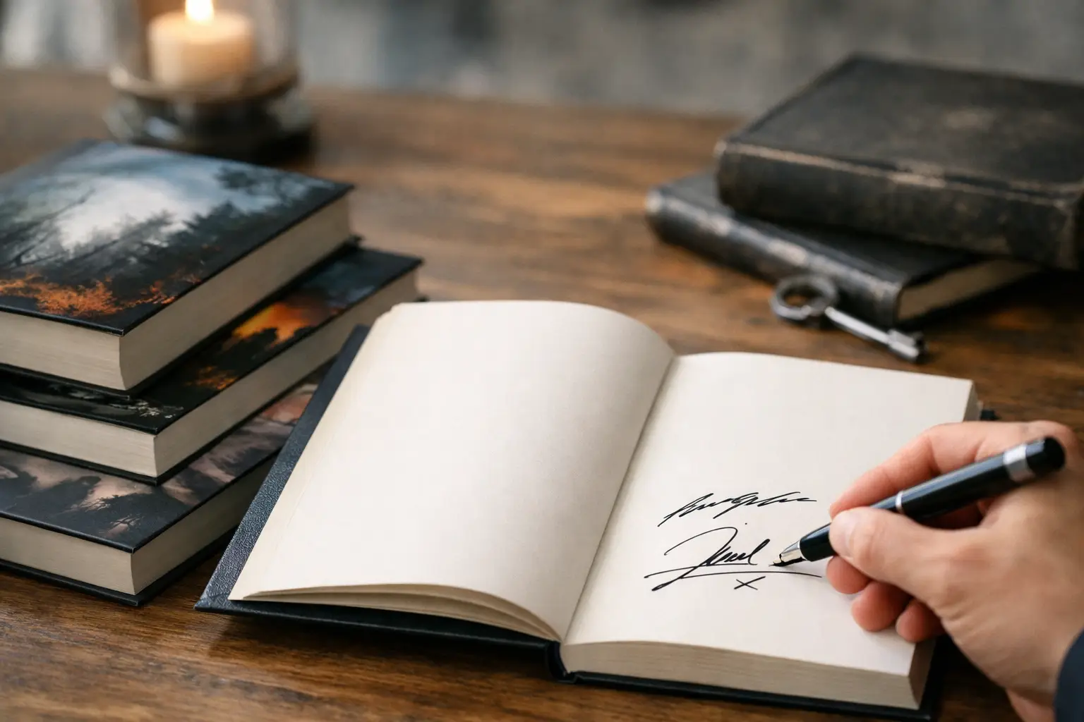Signierte Bücher machen Thriller persönlich Signierte Bücher machen Thriller persönlich