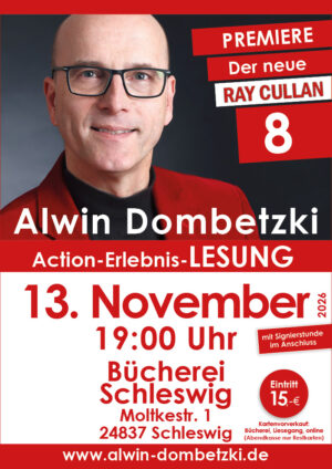 Ticket für Lesung am Freitag, 13.11.2026 - 19:00 Uhr - Bücherei Schleswig