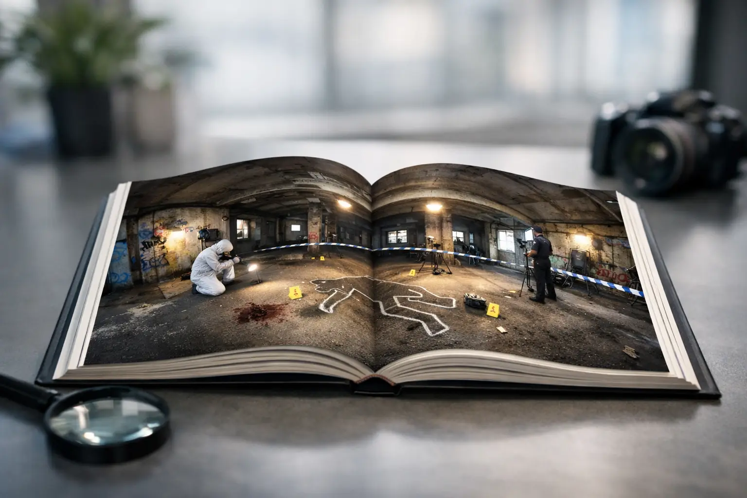 360 Grad Panorama im Buch bringt Tatorte näher 360 Grad Panorama im Buch bringt Tatorte näher
