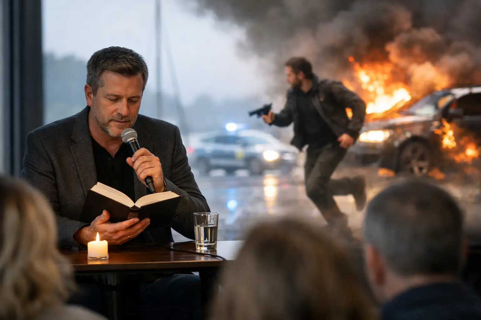 Autorenlesung Schleswig mit echter Thriller-Action Autorenlesung Schleswig mit echter Thriller-Action