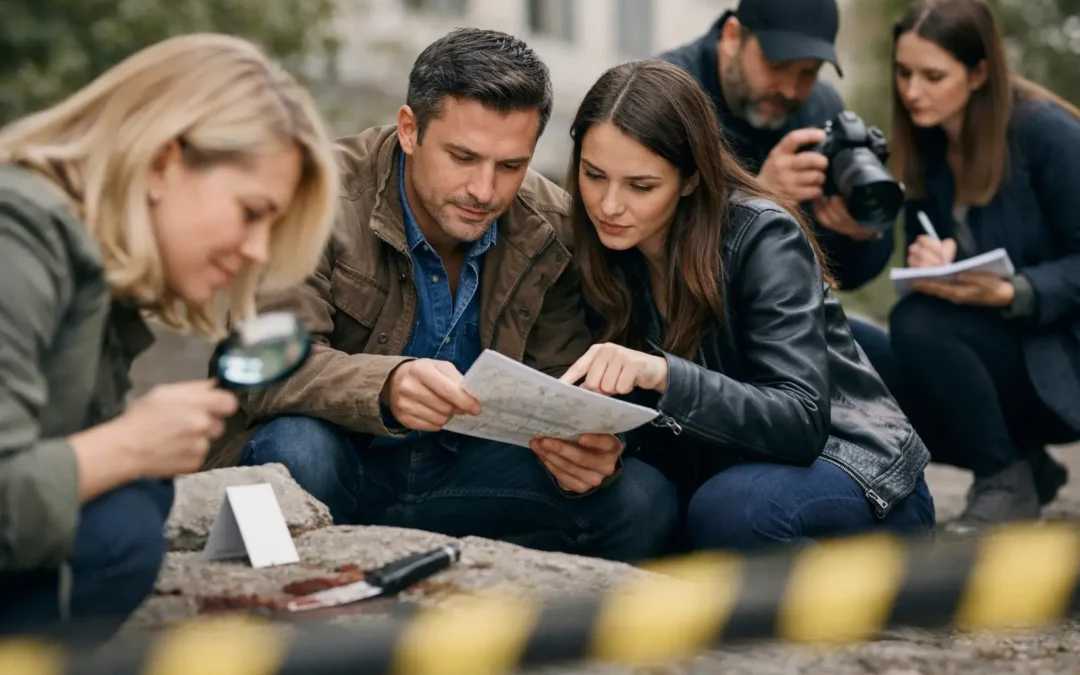 Krimi-Rätseltour für Gruppen gemeinsam ermitteln