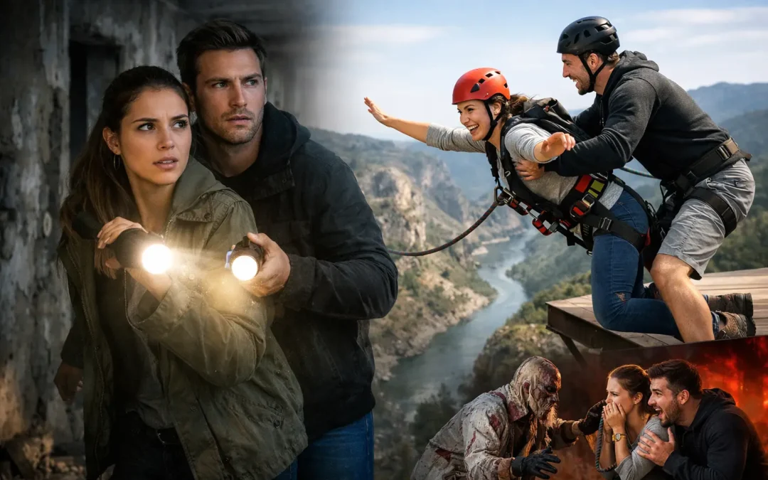 Thriller Events für Paare mit echtem Nervenkitzel