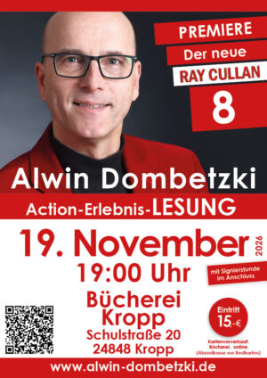 Ticket für Lesung am Donnerstag, 19.11.2026 - 19:00 Uhr - Bücherei Kropp